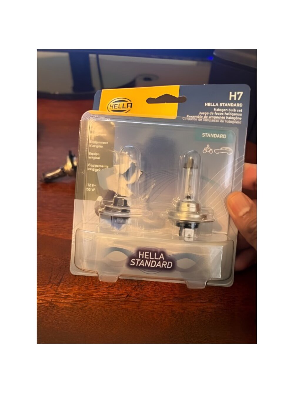 H7TB Standard Halogen Bulbs, 12 V, 55W
